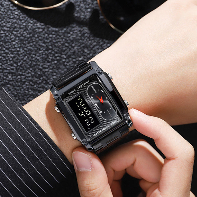 Oferta por tiempo limitado. Elegante reloj multifuncional impermeable para hombre.