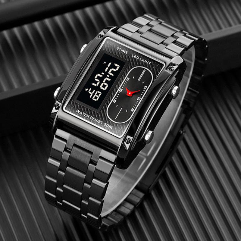 Oferta por tiempo limitado. Elegante reloj multifuncional impermeable para hombre.