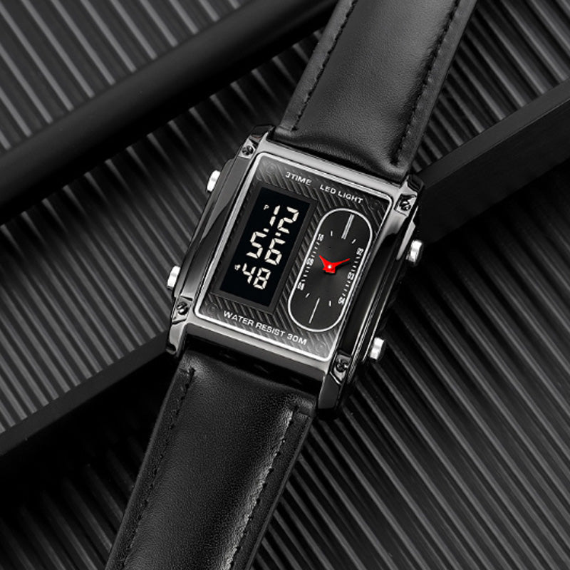 Oferta por tiempo limitado. Elegante reloj multifuncional impermeable para hombre.