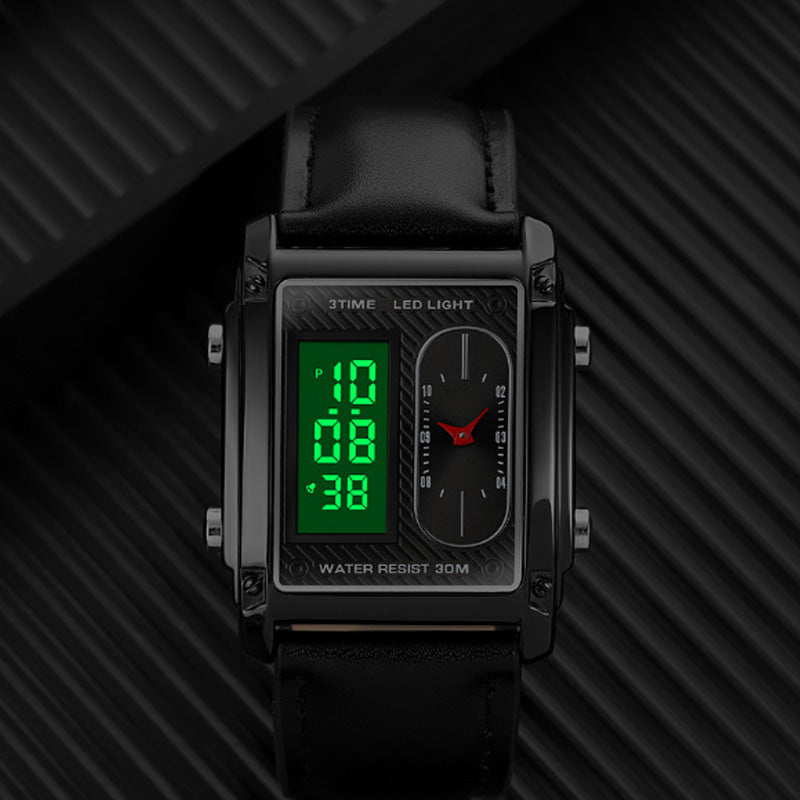 Oferta por tiempo limitado. Elegante reloj multifuncional impermeable para hombre.