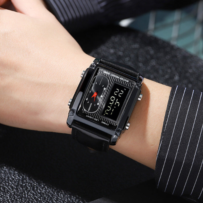 Oferta por tiempo limitado. Elegante reloj multifuncional impermeable para hombre.