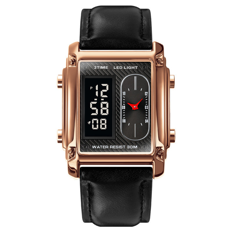 Oferta por tiempo limitado. Elegante reloj multifuncional impermeable para hombre.