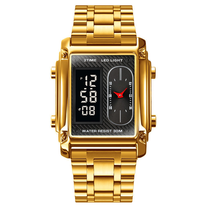Oferta por tiempo limitado. Elegante reloj multifuncional impermeable para hombre.