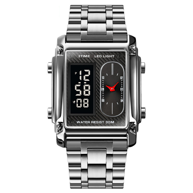 Oferta por tiempo limitado. Elegante reloj multifuncional impermeable para hombre.