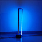 Lámpara de pie RGB moderna | Diseño LED de línea delgada