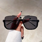 Gafas de sol cuadradas extragrandes para mujer con protección UV