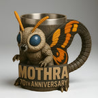 Taza de café con figura de monstruo 3D de cerámica esculpida