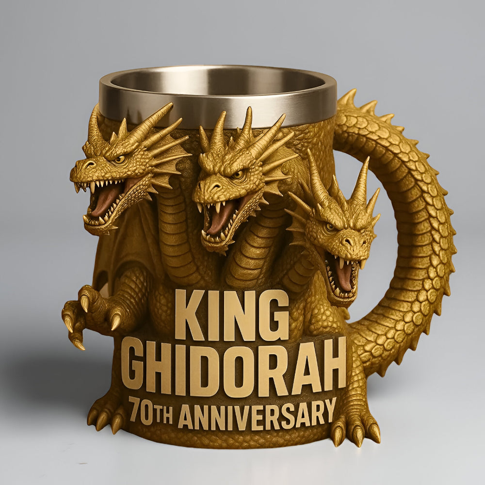 Taza de café con figura de monstruo 3D de cerámica esculpida