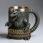 Taza de café con figura de monstruo 3D de cerámica esculpida