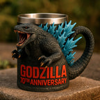Taza de café con figura de monstruo 3D de cerámica esculpida