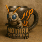 Taza de café con figura de monstruo 3D de cerámica esculpida