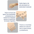 ThermaFlex Fingerless Arthritis Gloves | Guantes de compresión magnéticos para aliviar el dolor de la artritis - Mejora 