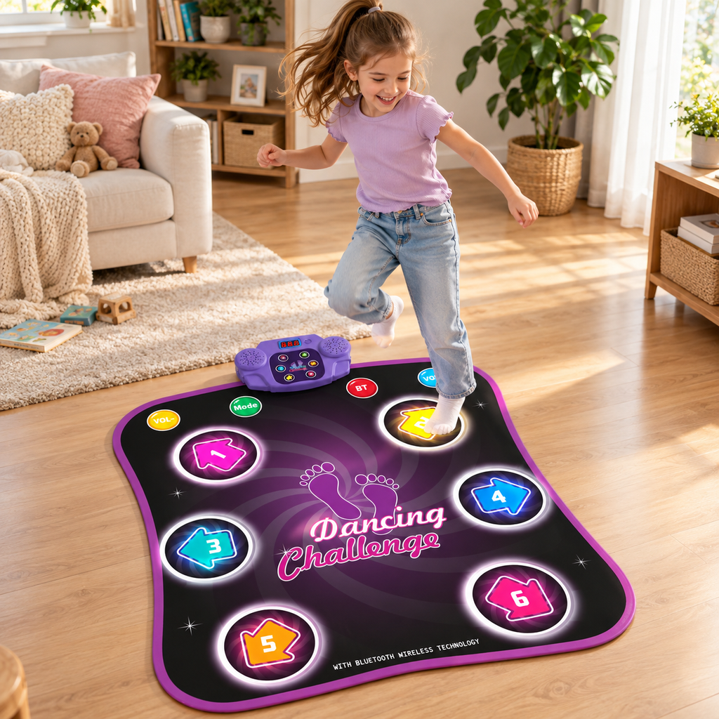 Alfombra de baile con luces