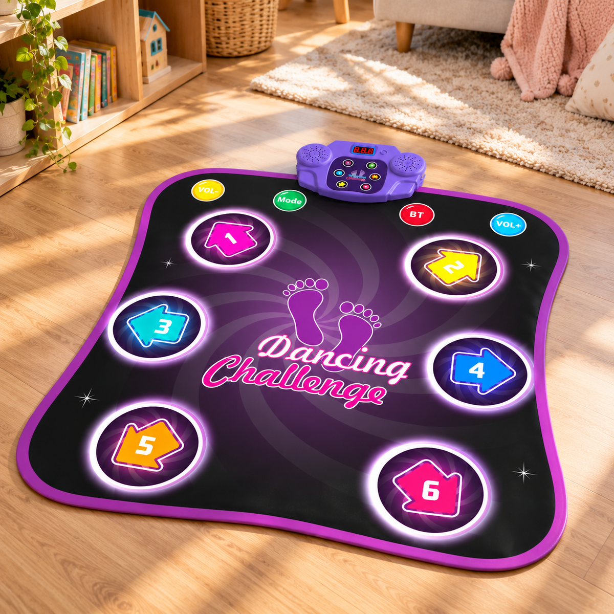 Alfombra de baile con luces
