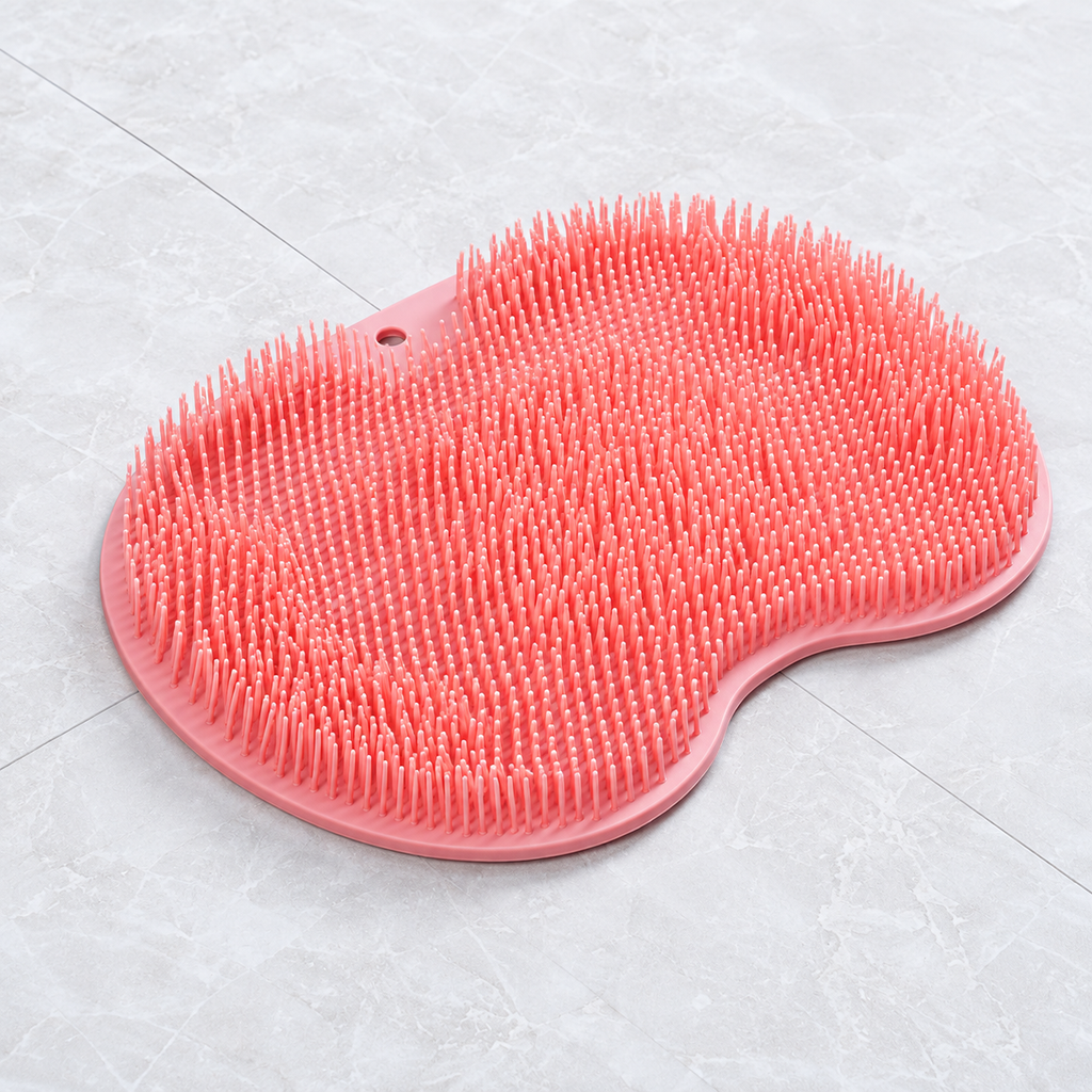 Alfombrilla de silicona exfoliante higiénica para ducha para mayores