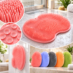 Alfombrilla de silicona exfoliante higiénica para ducha para mayores