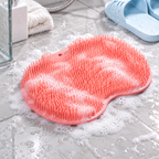 Alfombrilla de silicona exfoliante higiénica para ducha para mayores