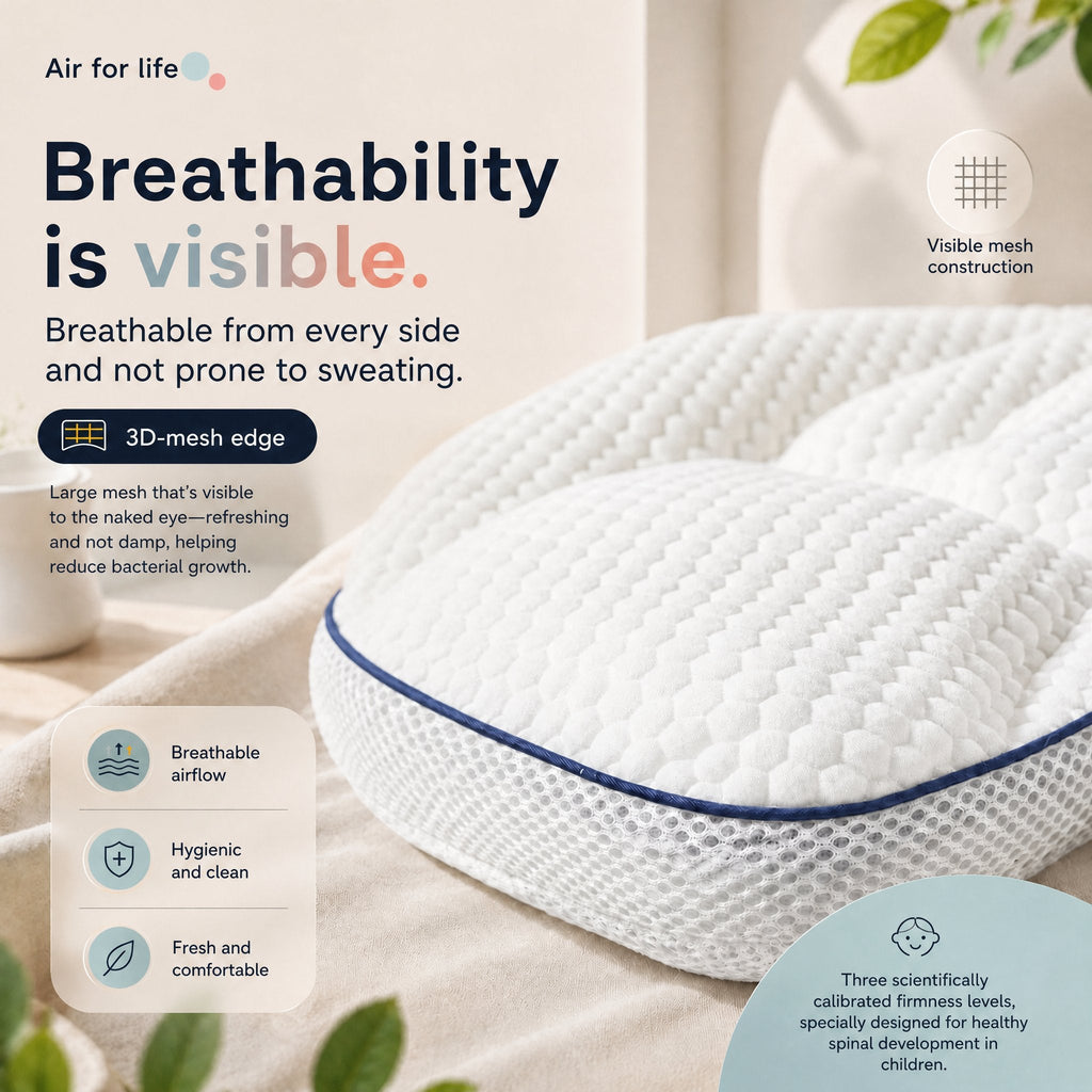 Almohada cervical para bebés y niños