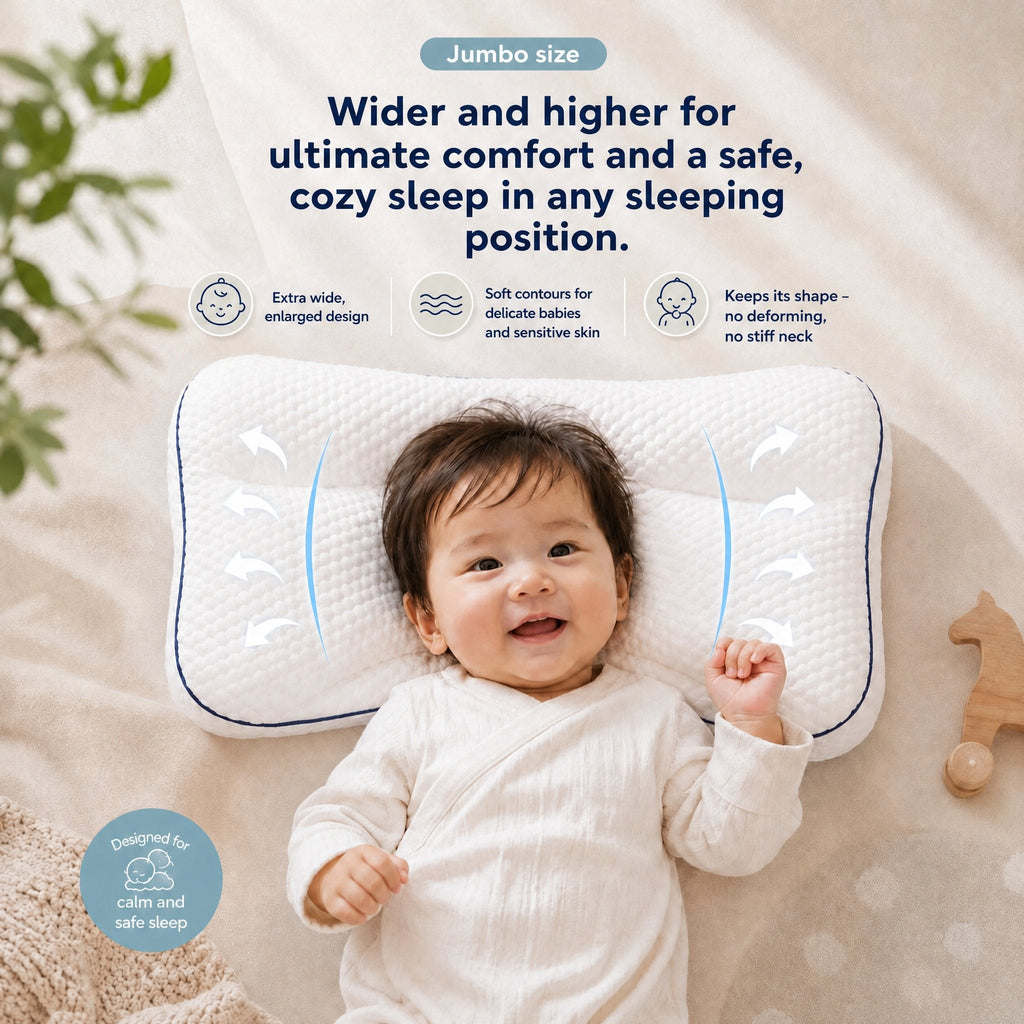 Almohada cervical para bebés y niños