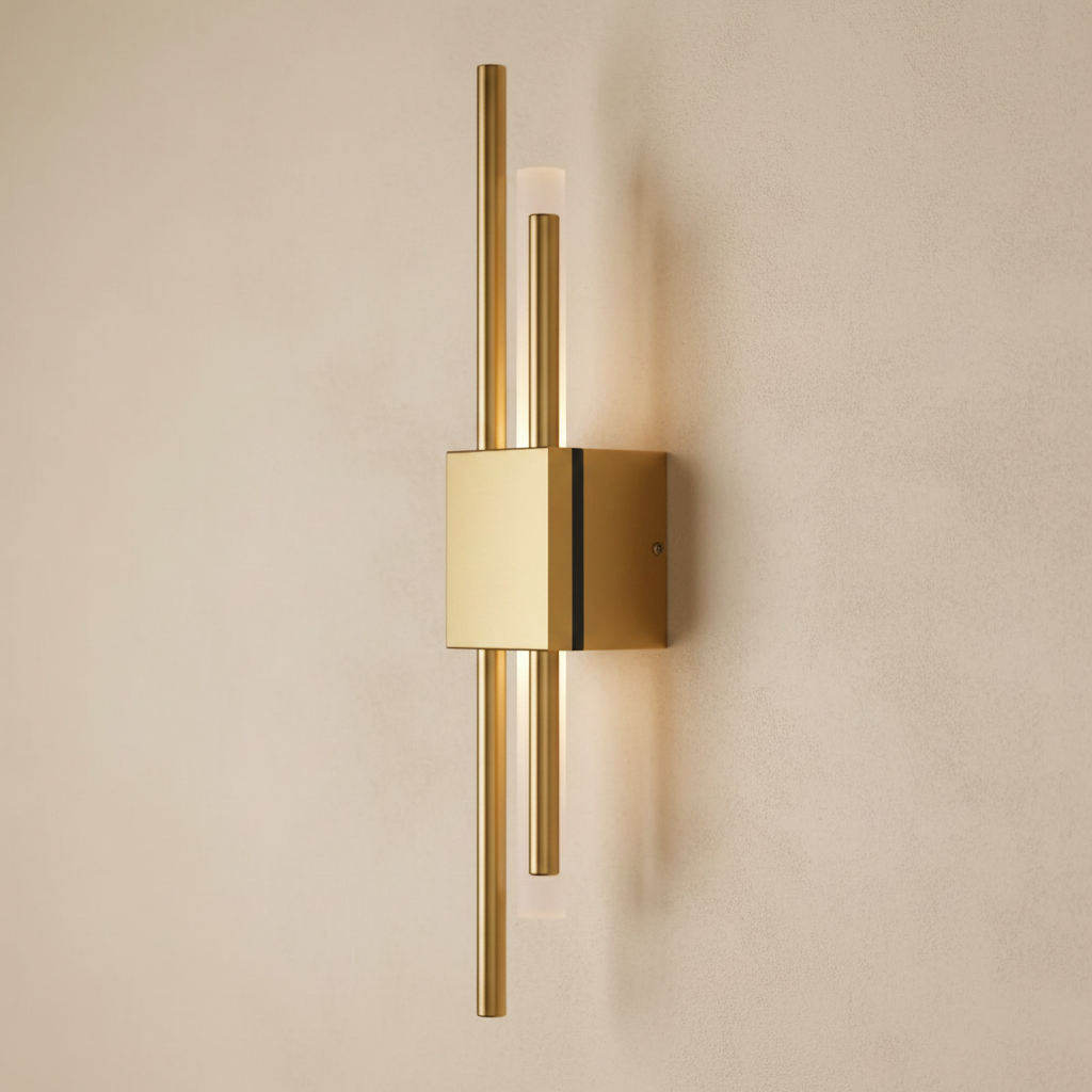 Aplique de pared Glitch | Lámpara LED regulable con control táctil y mando a distancia