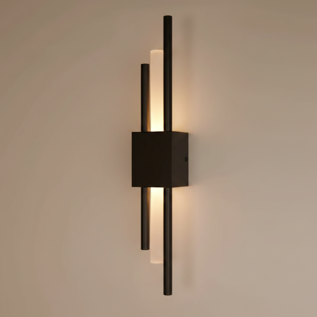 Aplique de pared Glitch | Lámpara LED regulable con control táctil y mando a distancia