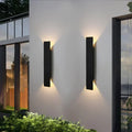 Aplique exterior LED de aluminio impermeable con iluminación arriba-abajo