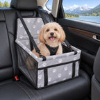 Asiento Elevador de Coche para Perros Pequeños y Gatos - Asiento de Viaje Estable para Reducir el Movimiento en Asientos