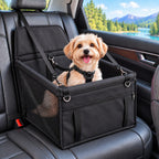 Asiento Elevador de Coche para Perros Pequeños y Gatos - Asiento de Viaje Estable para Reducir el Movimiento en Asientos