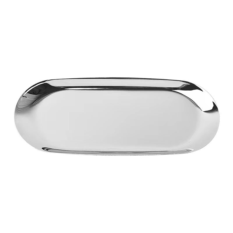Bandeja de metal para joyas y accesorios