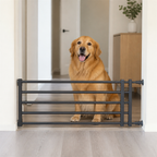 Barrera retráctil para perros sin taladrar (anchura regulable)