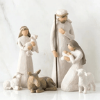 Belén navideño artesanal de 20 piezas