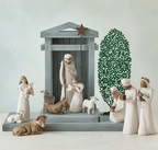 Belén navideño artesanal de 20 piezas