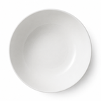 Bol de servir de porcelana blanca 25 cm minimalista