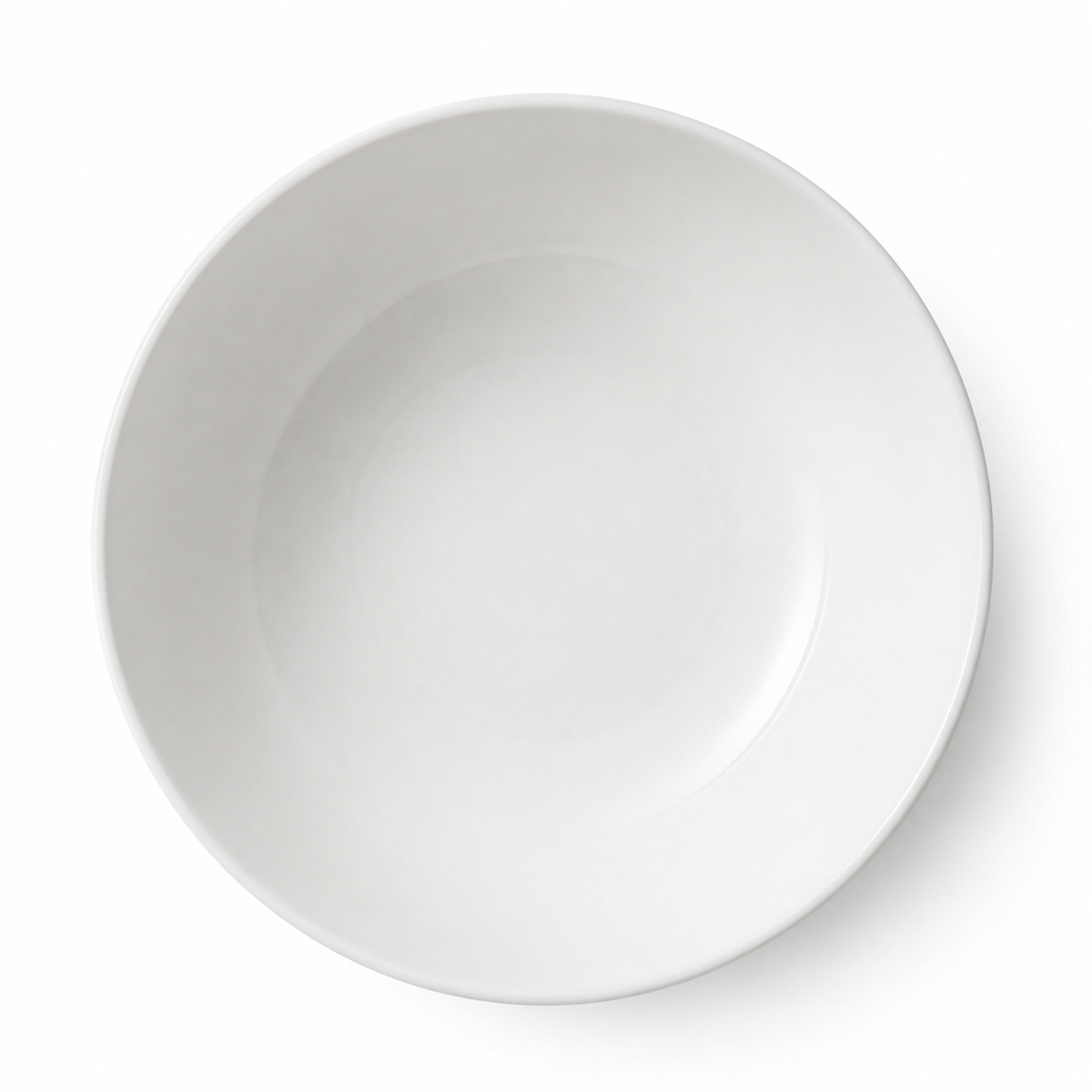 Bol de servir de porcelana blanca 25 cm minimalista
