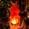 Bola de fuego flotante para cosplay