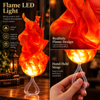 Bola de fuego flotante para cosplay