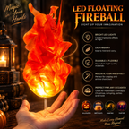 Bola de fuego flotante para cosplay
