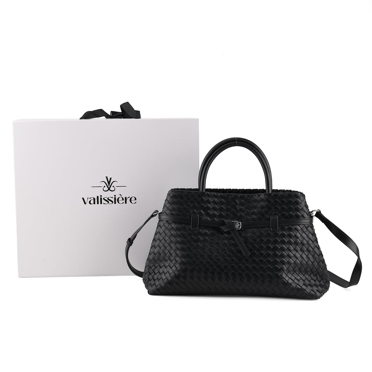 Bolso bandolera de Piel auténtica para mujer Valissiere con múltiples bolsillos