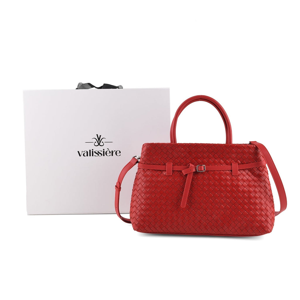 Bolso bandolera de Piel auténtica para mujer Valissiere con múltiples bolsillos