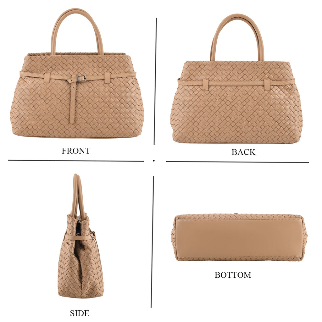 Bolso bandolera de Piel auténtica para mujer Valissiere con múltiples bolsillos