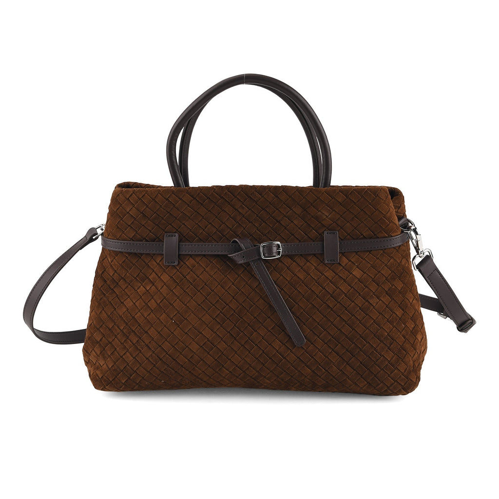 Bolso bandolera de Piel auténtica para mujer Valissiere con múltiples bolsillos