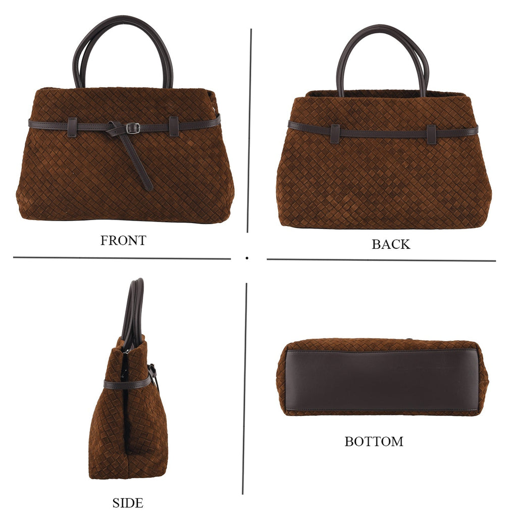 Bolso bandolera de Piel auténtica para mujer Valissiere con múltiples bolsillos