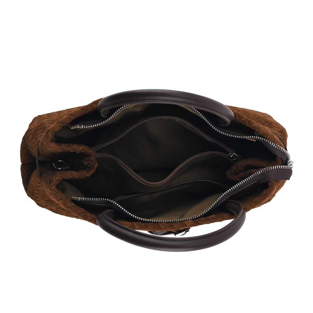 Bolso bandolera de Piel auténtica para mujer Valissiere con múltiples bolsillos