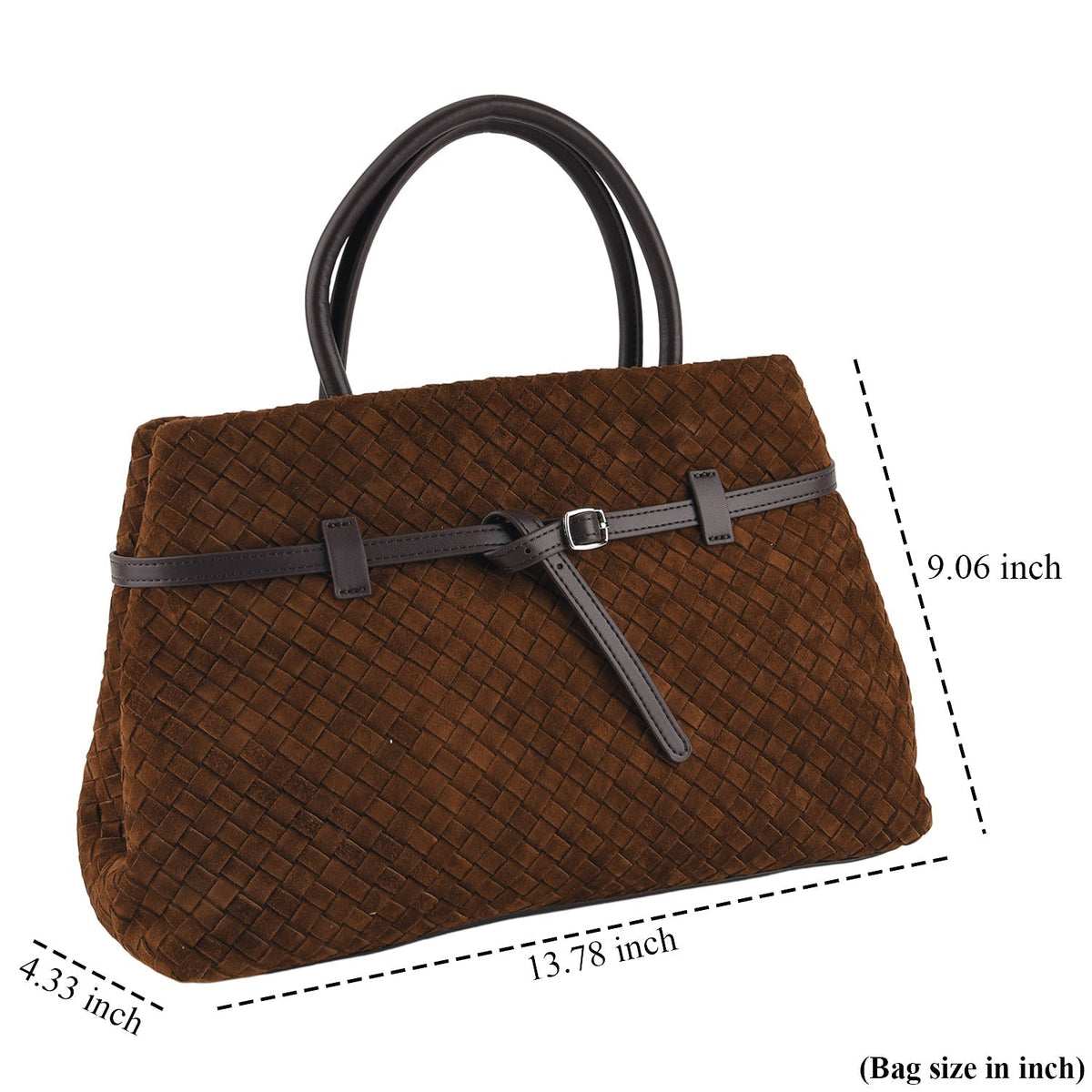 Bolso bandolera de Piel auténtica para mujer Valissiere con múltiples bolsillos