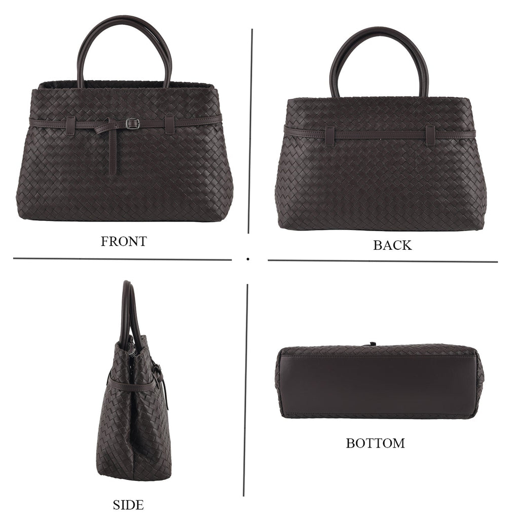 Bolso bandolera de Piel auténtica para mujer Valissiere con múltiples bolsillos
