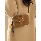 Bolso bandolera elegante de ante