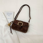 Bolso bandolera elegante de ante