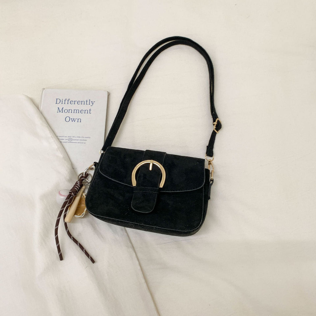 Bolso bandolera elegante de ante