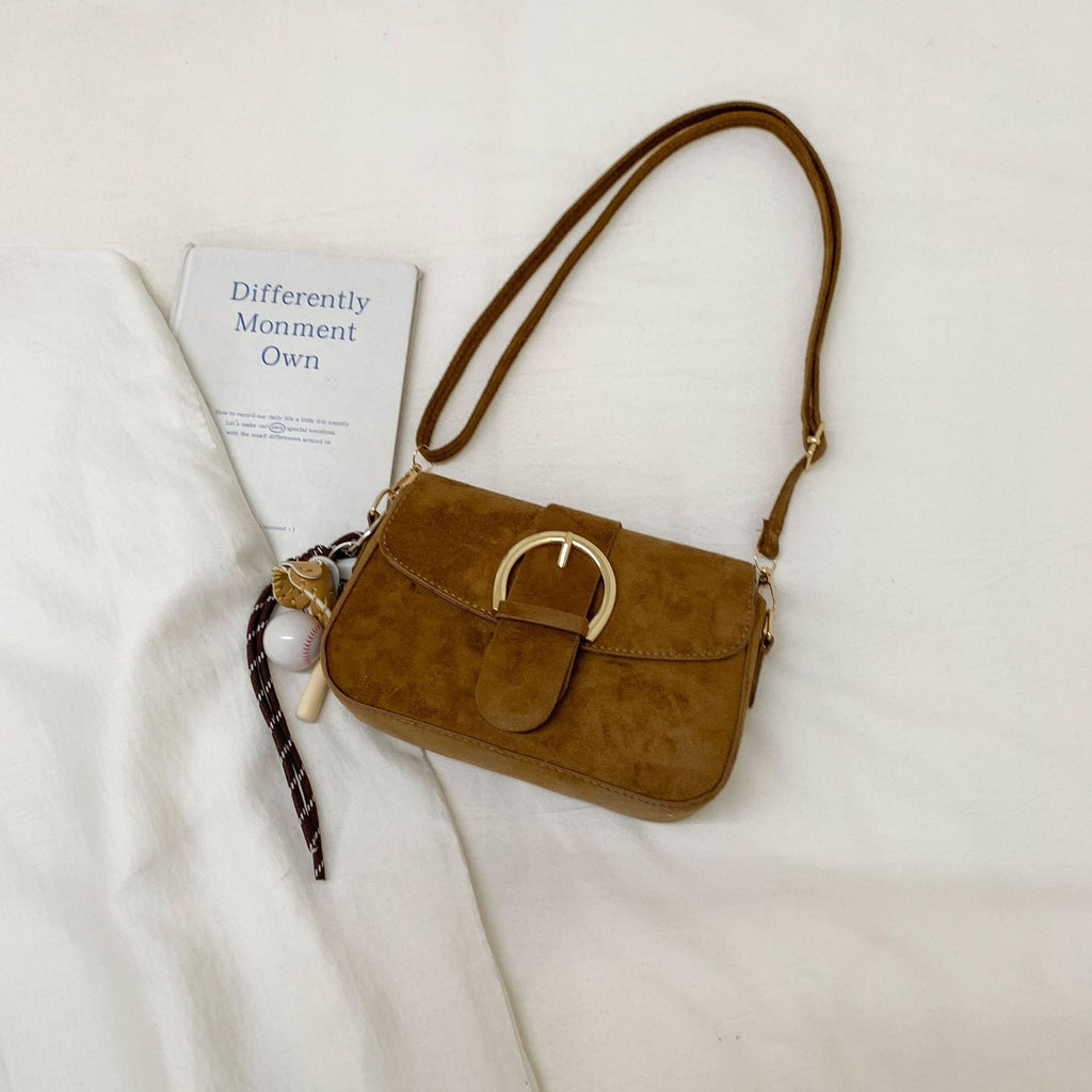 Bolso bandolera elegante de ante