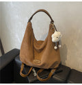 Bolso de hombro slouchy de ante suave